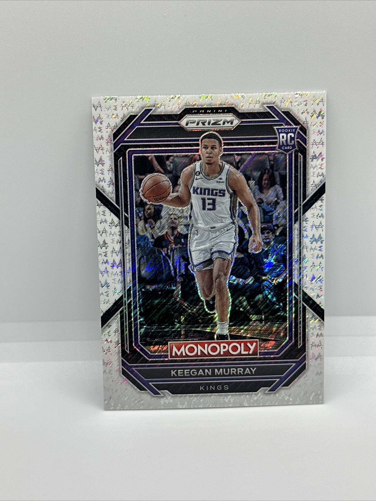 22-23 Panini Prizm Monopoly Keegan Murray White Money Shimmer 1 of 1 #78 SSP