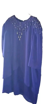 Nuevo vestido de boda/formal/fiesta/cóctel PATRA LTD para mujer talla grande 24 colores azul Foto 1 de 4
