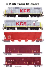 Kansas City treno fantasma grigio meridionale 5 adesivi singoli Andy Fletcher - Foto 1 di 1