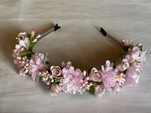 Haarkranz Blumenkranz Haarreif Party Hochzeit Haarschmuck Kopfschmuck Kopfkranz - Bild 1 von 1