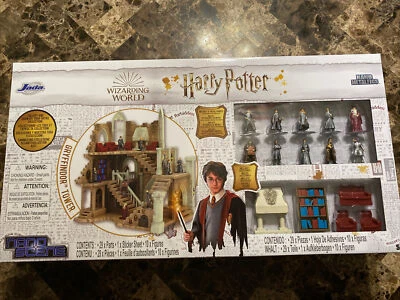 Harry Potter Nano Scene MetalFigs with Gryffindor Tower & 10 metal figs New - Image 1 of 4