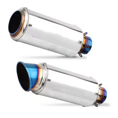 Espejo tubo de escape universal deslizable 51 mm 2" color silenciador puntas modelo A15 Foto 1 de 4