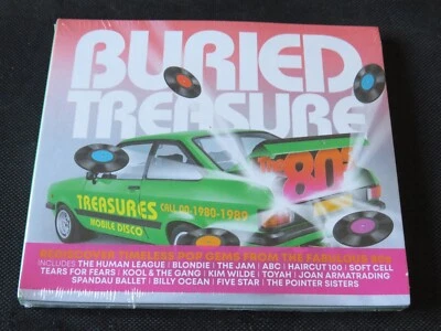 Various Artists - Buried Treasure The 80s (NEW SEALED 3 x CD 2021) - Image 1 of 4