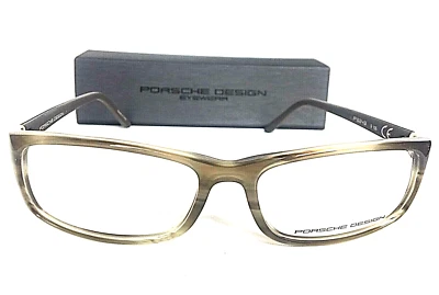 New PORSCHE DESIGN P 8243 P8243 D 54mm Rx Gray Men's Eyeglasses Frame Italy . - Image 1 of 4