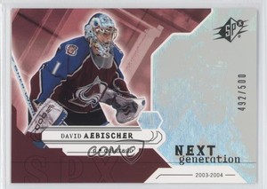 2003-04 SPx Next Generation /500 David Aebischer #175