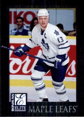 1997-98 Donruss Elite #58 Mats Sundin TORONTO MAPLE LEAFS - Image 1 of 2