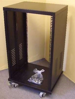 ROADINGER Stahlrack SR-19, 18 HE Studiorack Tischrack Verstärkerrack Stahl Rack - Bild 1 von 4