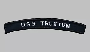 US Navy CGN-35 USS Truxtun Guided Missile Cruiser UIM Shoulder Rocker Tab - Picture 1 of 1