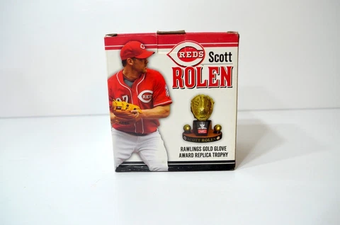 NEW Cincinnati Reds Scott Rolen Rawlings Gold Glove Award Replica Trophy 2012 Cover