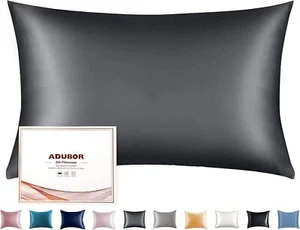 Adubor Seidenkissenbezug 40X80 Cm Für Haar Und Haut, Mit Verstecktem Reißverschl - Bild 1 von 7
