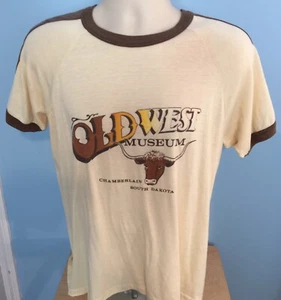 Vintage Old West Museum Chamberlain South Dakota T-Shirt Medium M - Bild 1 von 8