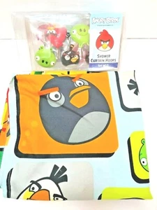 Angry Birds Duschvorhang und Duschhaken Jay Franco gebraucht unbenutzt. - Bild 1 von 6