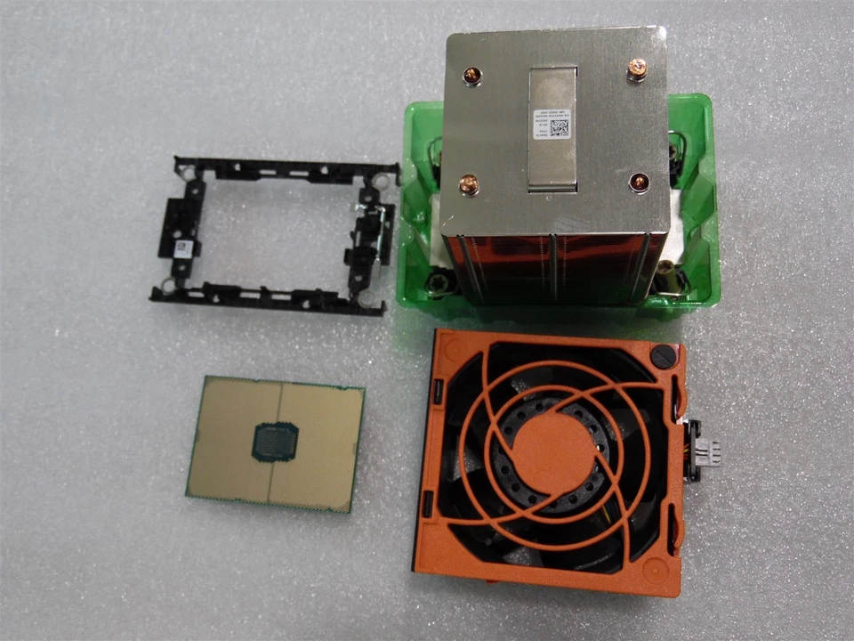 DELL POWEREDGE T550 CPU UPGRADE HIGH PERFORMANCE FAN HEATSINK 4314 7VGFR X35YW - Image 1 of 1