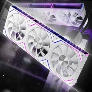 AsiaHorse Dawn 120mm ARGB Fans - White - Reversed Blade - RGB PC Fans - Afbeelding 1 van 4