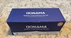 DONAMA Cervical Pillow for Neck and Shoulder,Contour Memory Foam Pillow - Blue - Picture 1 of 7