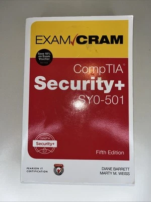 CompTIA Security + SYO-501 Study Guide, Diane Barrett Marty Weiss 5th edition - Image 1 of 4