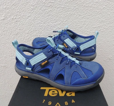 TEVA WP CUERO TERRA FLOAT ACTIVO ENCAJE ZAPATOS SANDALIAS, MUJER US 7/ EUR 38 ~NUEVOS Foto 1 de 4