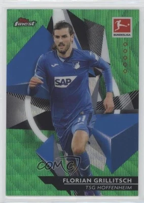2020-21 Topps Finest Bundesliga Green Wave Refractor /99 Florian Grillitsch #44 - Image 1 of 2