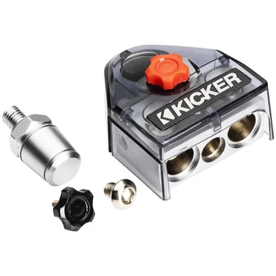 Kicker 50BT4S Warhorse Battery Terminal – 4 Outputs, Nickel-Plated - Image 1 of 4