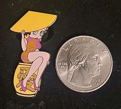 DANBURY MINT BETTY BOOP Vietnamese Vietnam Oriental Asian Asia Lapel Pin - Image 1 of 2