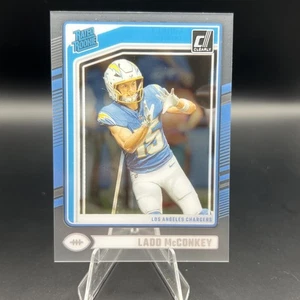 2024 Panini Clearly Donruss - Rated Rookie Ladd McConkey #68 (RC) - Bild 1 von 2