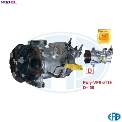 COMPRESSOR AIR CONDITIONING 670126 FOR MINI COUNTRYMAN/COOPER PACEMAN/HATCH 1.4L - Image 1 of 4