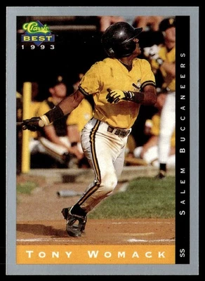 1993 Classic Best Tony Womack Salem Buccaneers #296 - Image 1 of 2