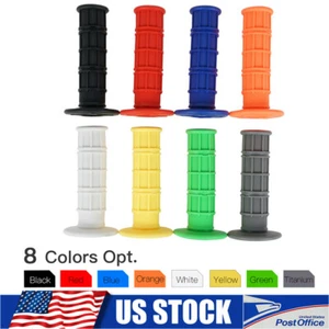 Hand Grips Handle Bar Rubber Universal For Honda CRF Yamaha YZF Kawasaki KXF - Picture 1 of 19