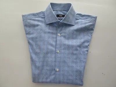 Boss Hugo Boss Marlyn 美国 Sharp Fit 法国传播男式正装衬衫 15.5 | 32-33 U4 — 第 1/4 张图片