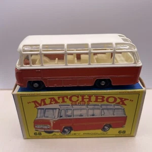 Vintage Matchbox Mercedes Coach Series Lesney Car England Model 68 Auto Bus - Picture 1 of 7
