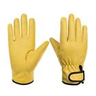 Leather Gardening Gloves for Women & Men Thorn Resistant Heavy Duty Gardening