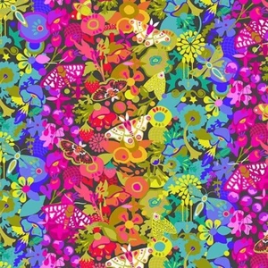 Andover Farbrad von Alison Glass AW 1449 K Night Art Theory 108" breit Baumwolle - Bild 1 von 1