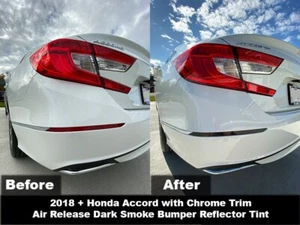 CRUX MOTORSPORTS BUMPER REF. OVERLAYS FITS 2018 – 2022 ACCORD CHROME TRIM MODELS - Picture 1 of 2