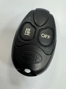 GENUINE LAND ROVER 2 BUTTON PRE-HEATER REMOTE CONTROL KEY FOB TESTED - Picture 1 of 2