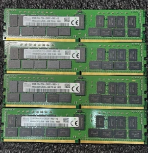 SKHynix 128GB (32GBx4) 2Rx4 PC4-2933Y DDR4-23400 ECC Registered Server MemoryRAM - Picture 1 of 3