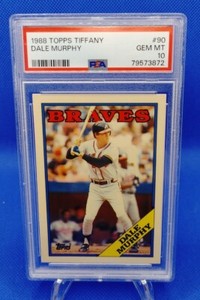 1988 Topps TIFFANY #90 Dale Murphy Atlanta Braves PSA 10 Pop:34