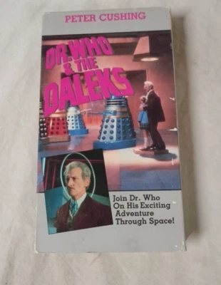 Good Times Doctor Who and the Daleks (VHS 1989) Peter Cushing - Image 1 of 4