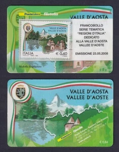 Tessera Filatelica Valle d'Aosta 2008 - Imagen 1 de 1