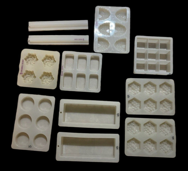 Incraftables Silicone Soap Molds for Soap Making. Assorted Large