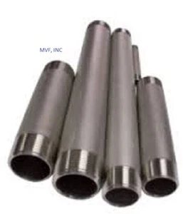 1/2" X 5-1/2" Threaded NPT Pipe Nipple S/40 STD Welded 304/L Stainless SN2040911 - Picture 1 of 4