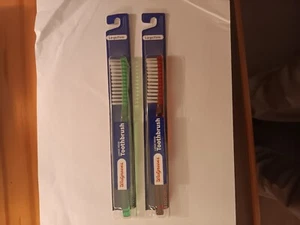 TWO (2) WALGREENS DOBSON LARGE FIRM HEAD 50 TUFTS TOOTHBRUSHES - Picture 1 of 1