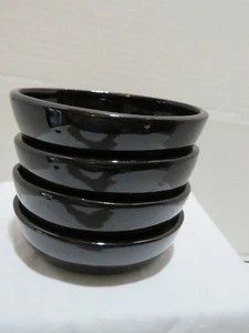 VTG 1970'S STONEWARE MINI BAKING DISHES SET OF 4 - Picture 1 of 7