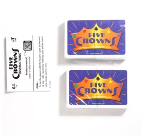 OZ Five Crowns Card Game 5 Suites Classic Original Family Party Rummy Style Play - Picture 1 of 3