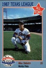 1987 Texas League All-Stars Feder #1 Mike Debutch