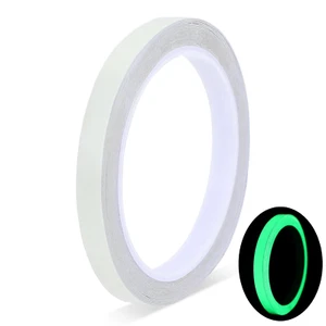 Fluoreszierendes Klebeband 8 m x 10 mm, Leuchtband Selbstklebend Markierungsband - Bild 1 von 7