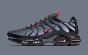 Nike Air Max Plus Tn, UK 6.5/EU 40.5/US 7.5,CI2299-001, nero/rosso/grigio sfumato, nuove con scatola - Foto 1 di 24
