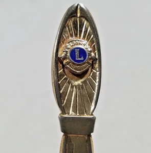 "CUCHARA DE RECUERDO DE COLECCIÓN DE COLECCIÓN LEONS CLUBES INTERNACIONALES COLOR DORADO 4" - Imagen 1 de 21