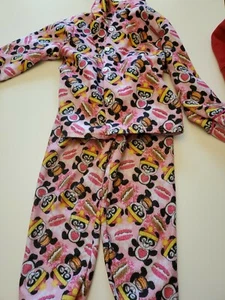 Panda Eating a Whoopie Pie  Pink Flannel Pajamas - Picture 1 of 5