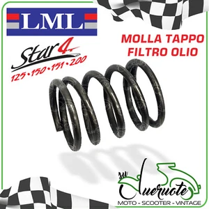 FILTRO OLIO MOLLA TAPPO CARTER MOTORE LML STAR 125 150 151 200 AUTOMATICA DELUXE - Foto 1 di 2