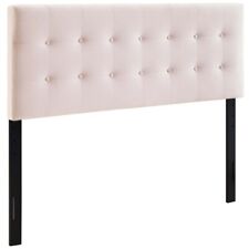 Modway Furniture Emily Queen Biscuit Tufted Velvet Headboard Pink -MOD-6116-PNK